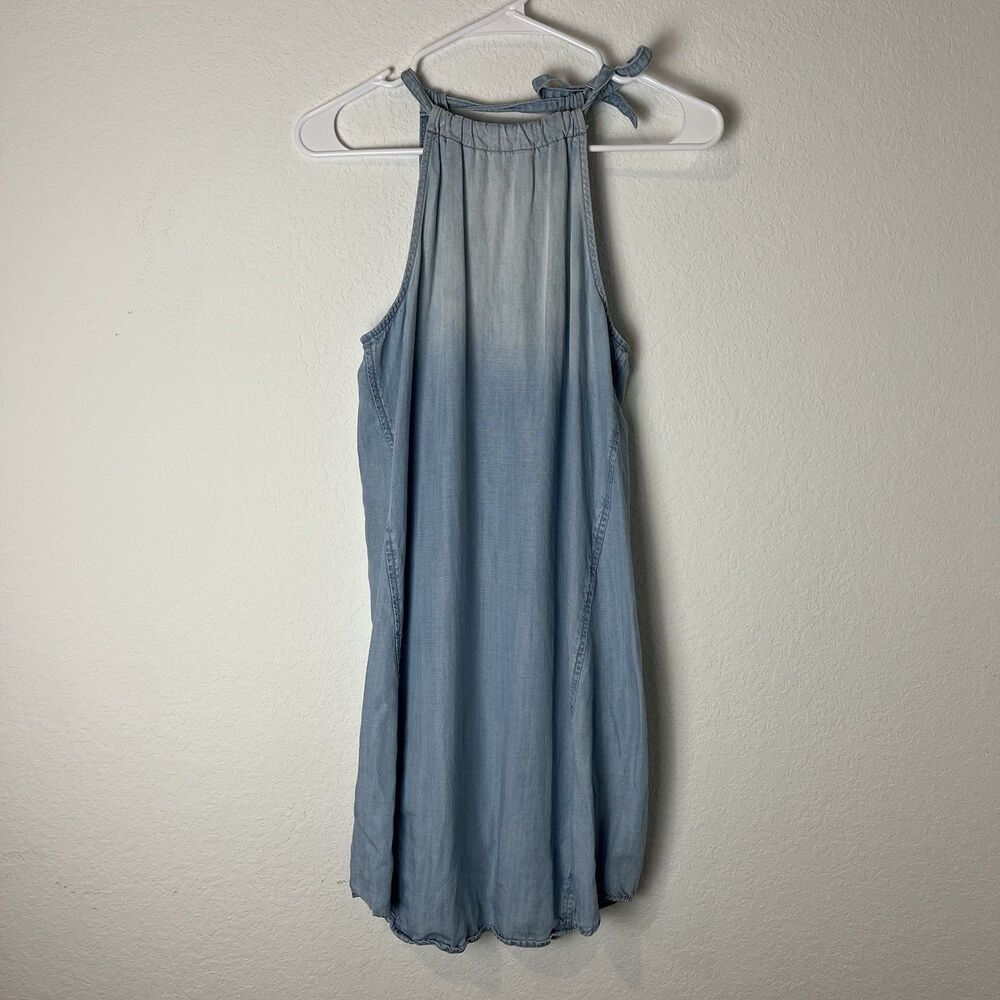Anthropologie Cloth & Stone Womens Dress Size XS High Tide Halter Blue Ombre